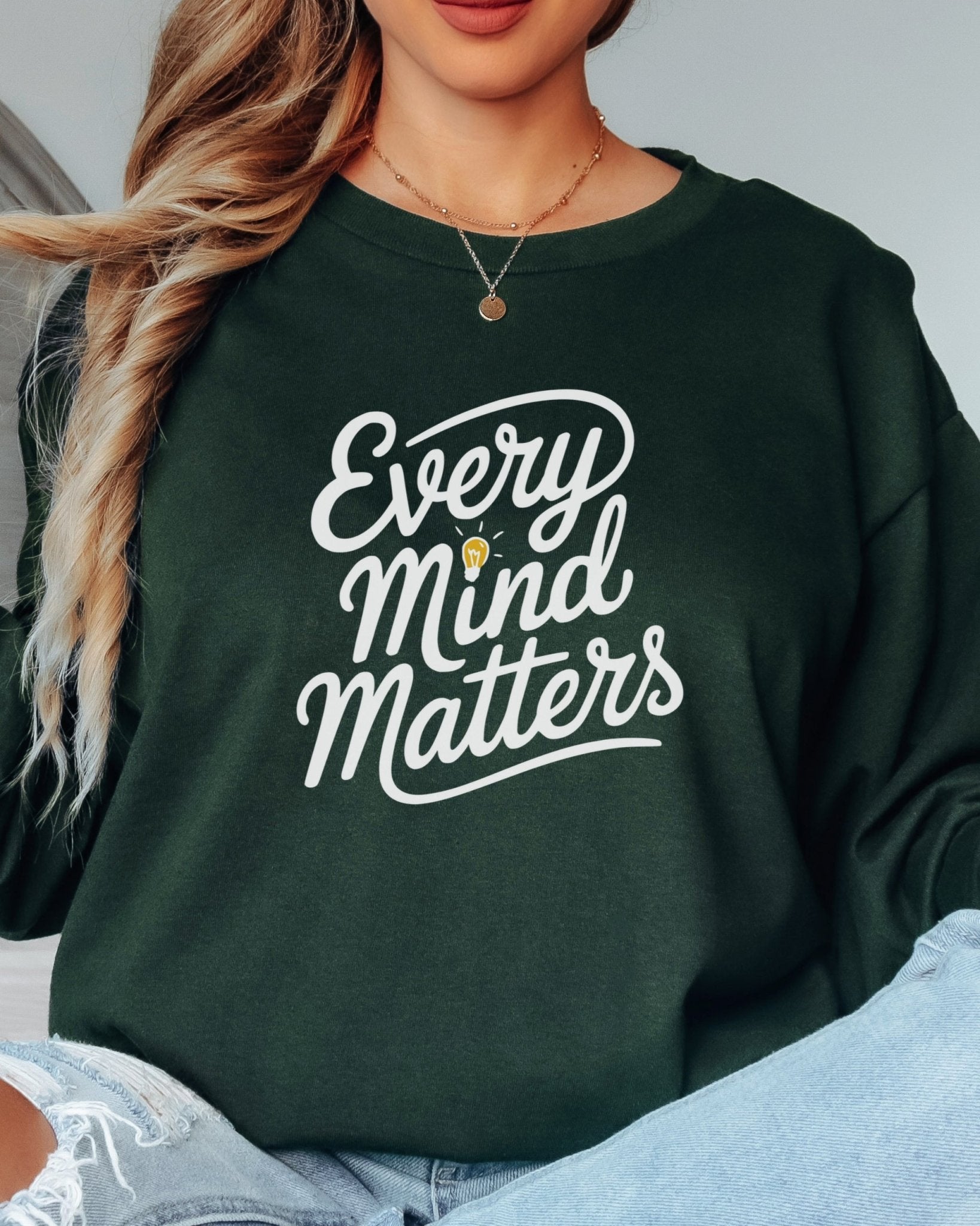 Autism Long - sleeve - Every Mind Matters Long Sleeve T-Shirt - Daily Bloom