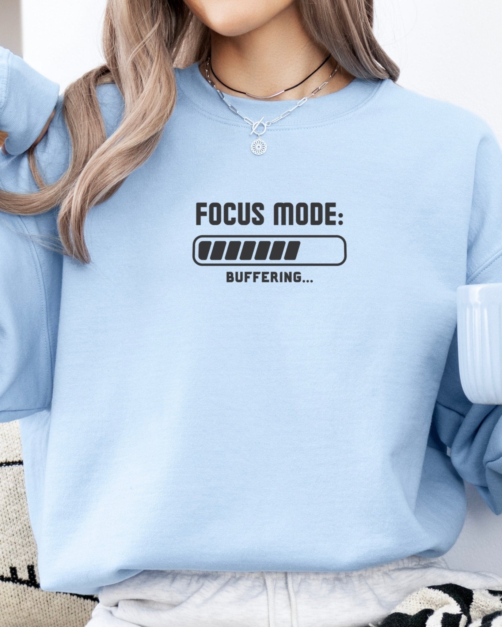 Autism Sweatshirt - ADHD Focus Mode Buffering Sweatshirt - Daily Bloom