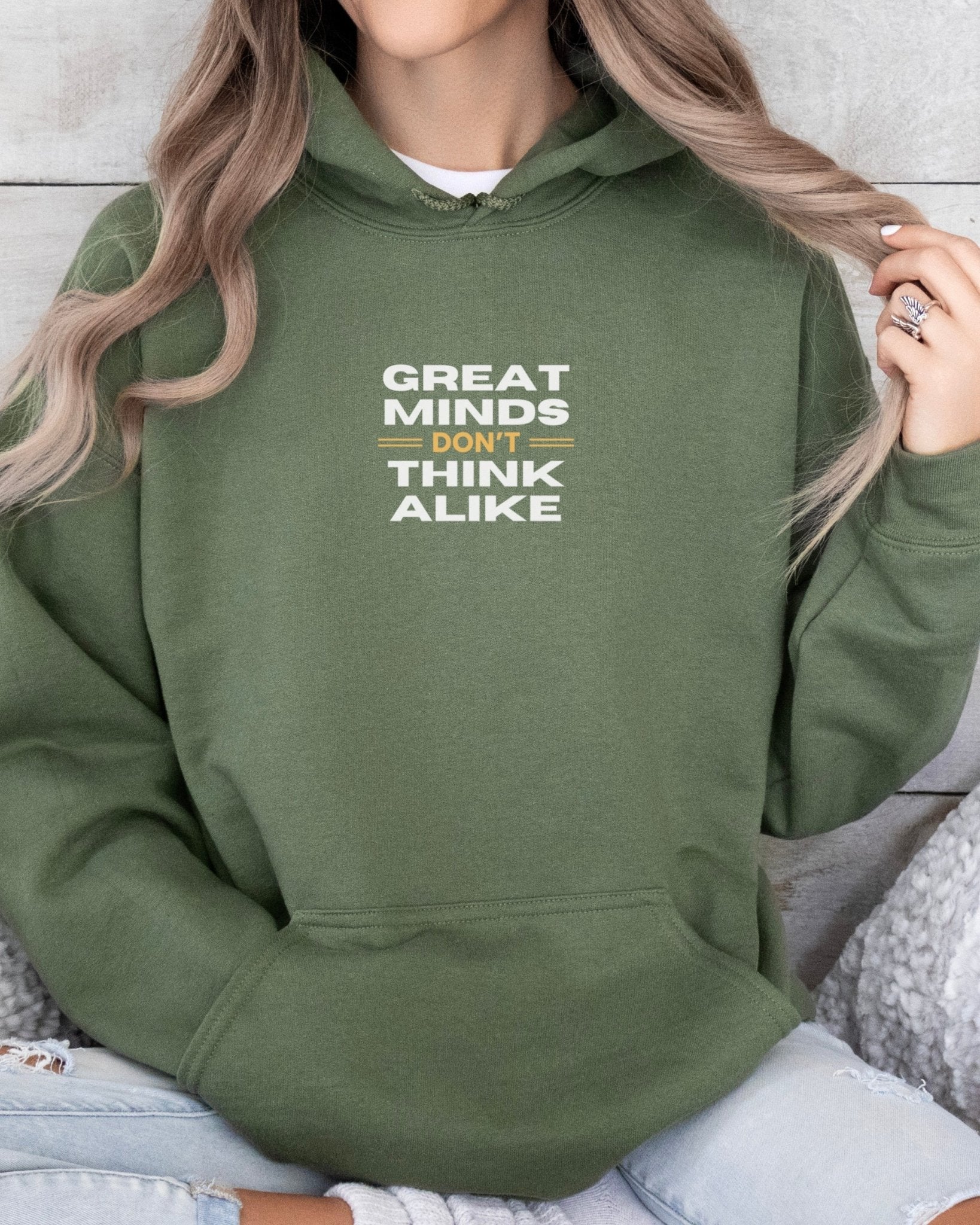 Autism Hoodie - Great Minds Don't Think Alike Hoodie - Daily Bloom