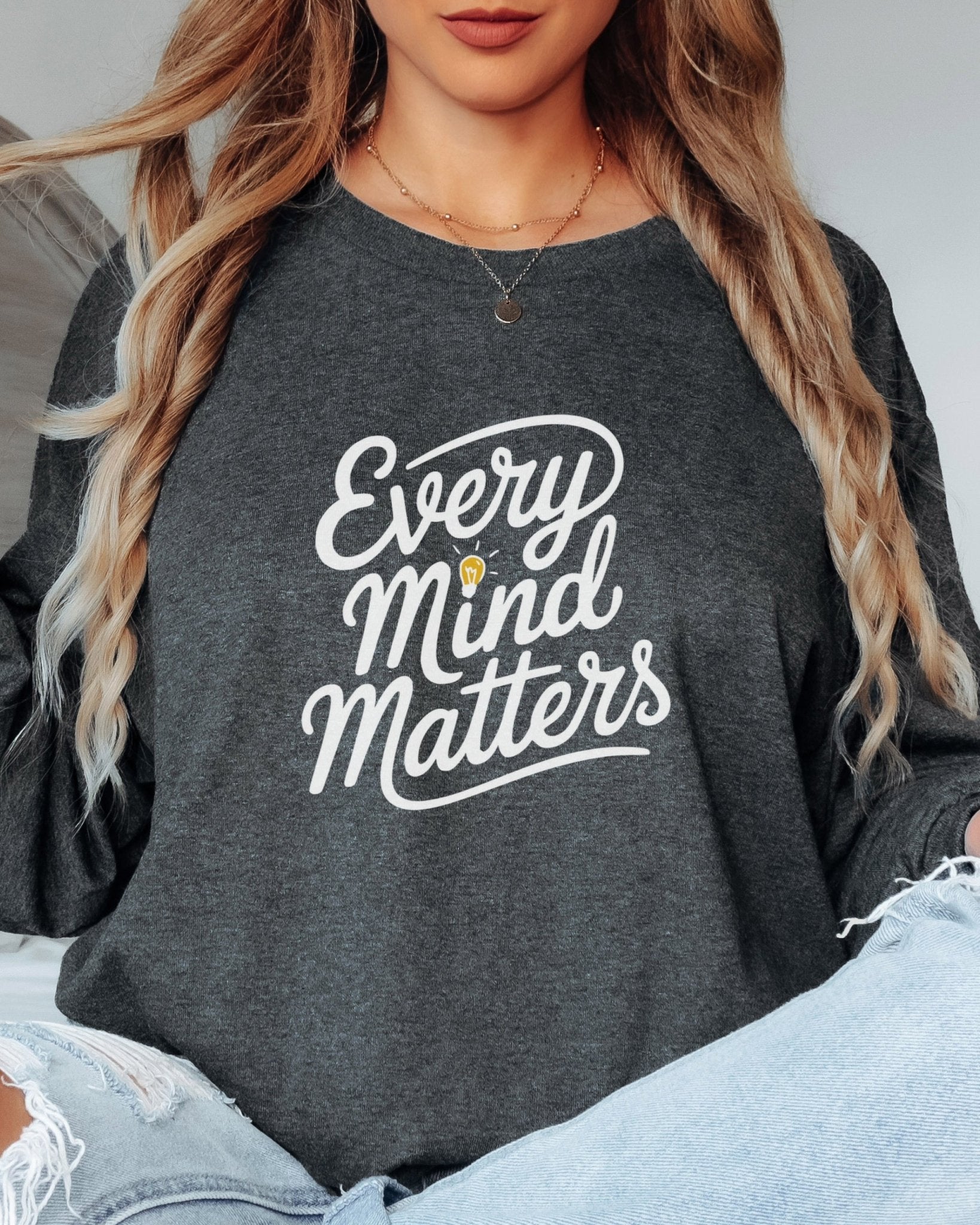 Autism Long - sleeve - Every Mind Matters Long Sleeve T-Shirt - Daily Bloom