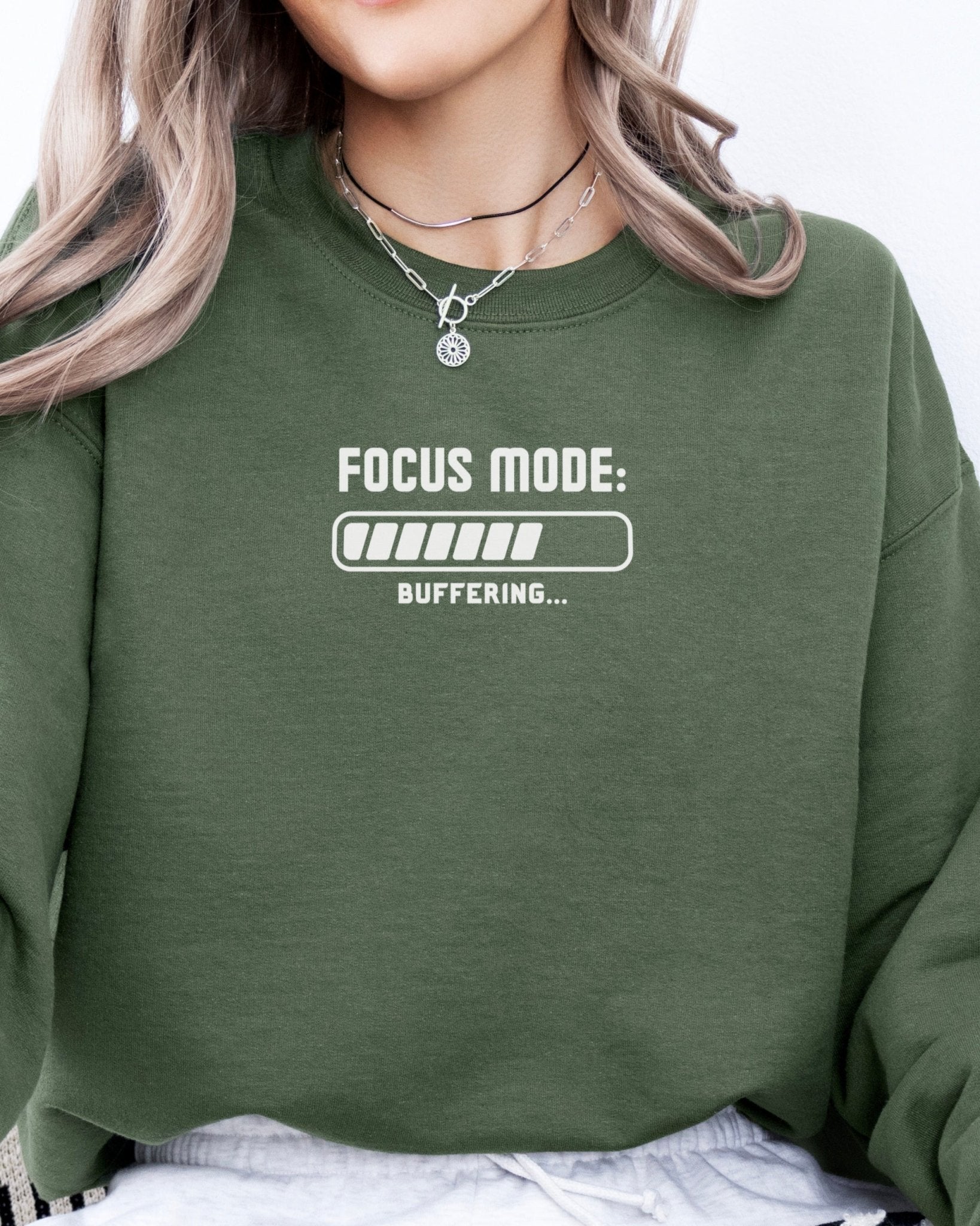 Autism Sweatshirt - ADHD Focus Mode Buffering Sweatshirt - Daily Bloom