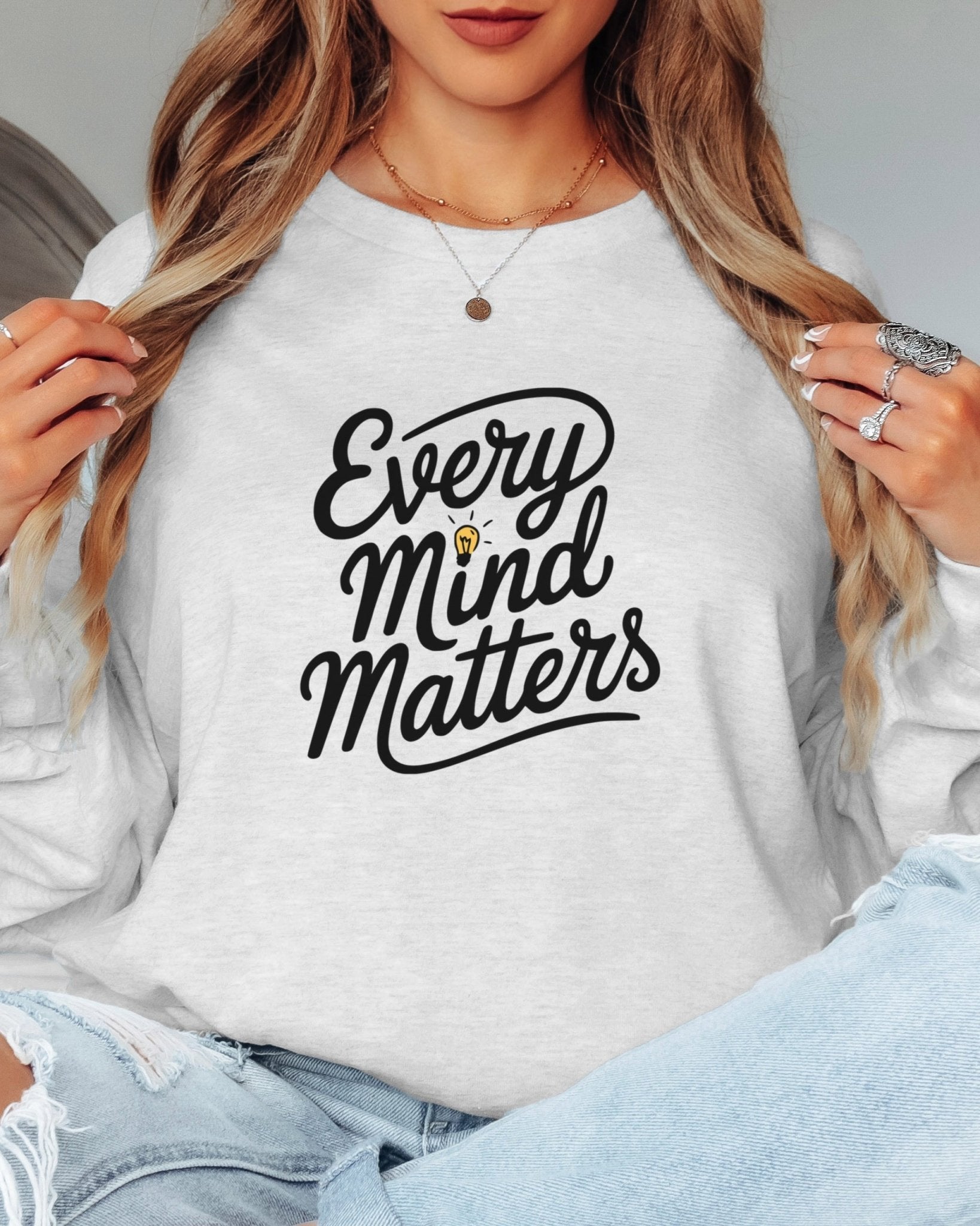 Autism Long - sleeve - Every Mind Matters Long Sleeve T-Shirt - Daily Bloom