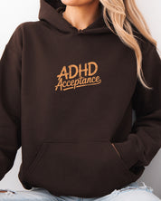 ADHD Acceptance Grunge Style Hoodie