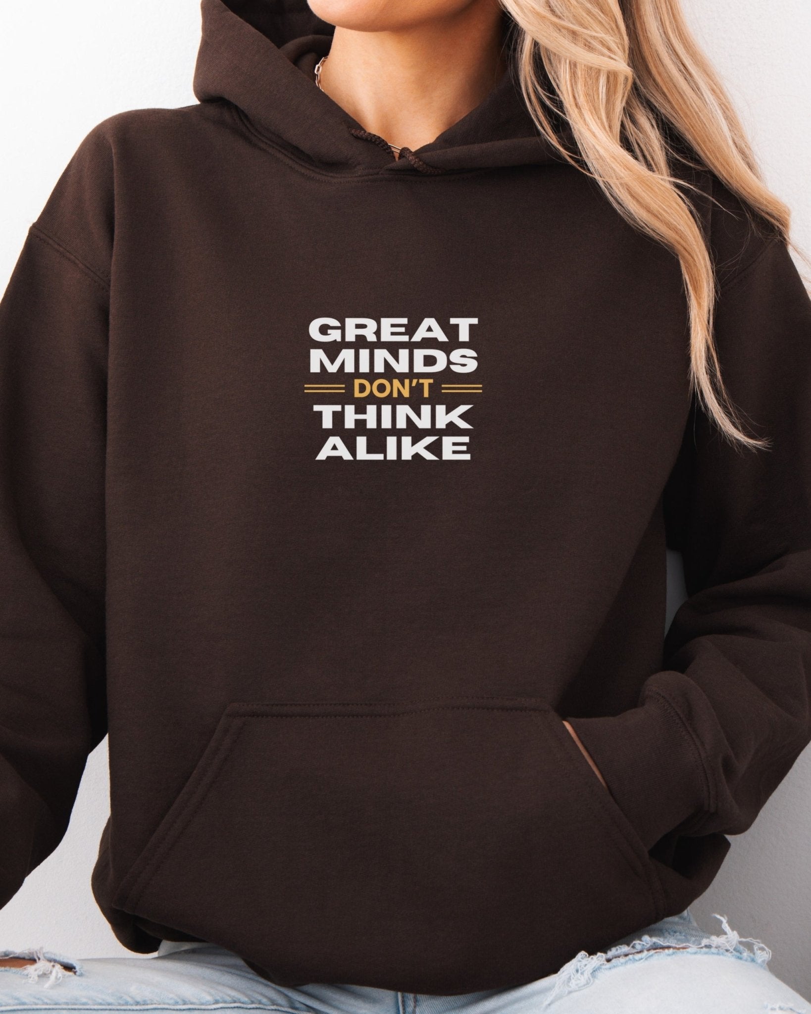 Autism Hoodie - Great Minds Don't Think Alike Hoodie - Daily Bloom