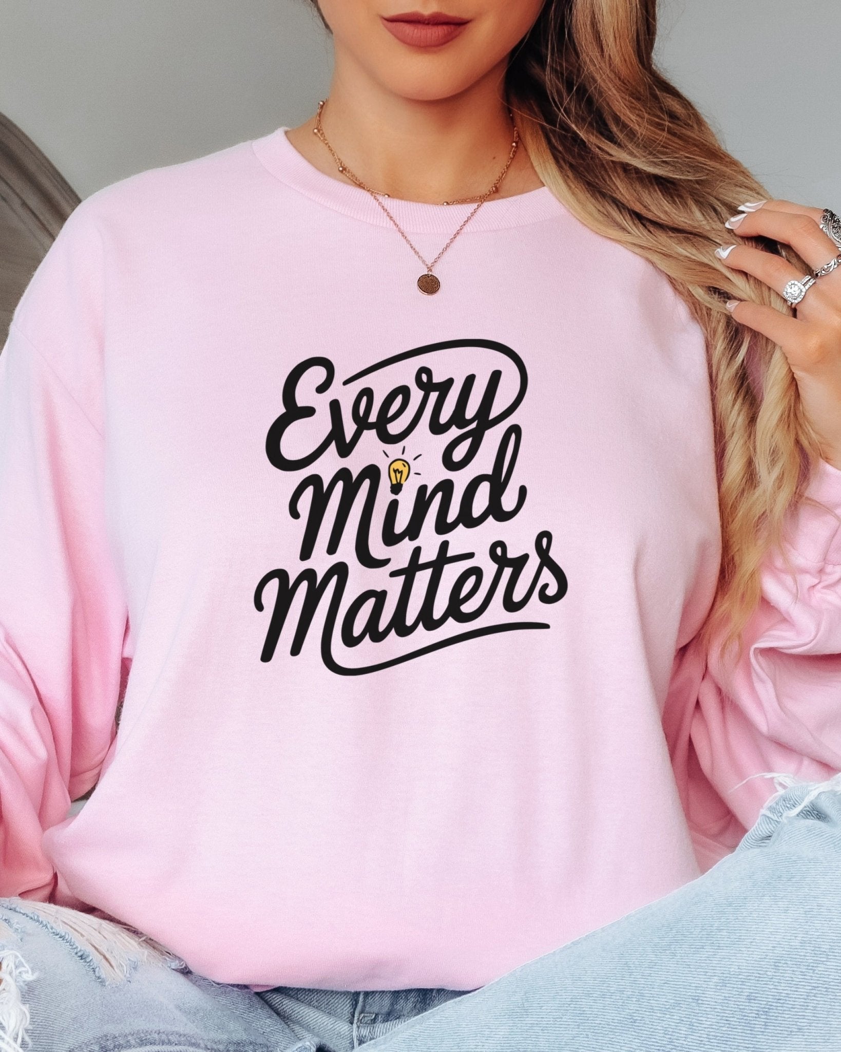 Autism Long - sleeve - Every Mind Matters Long Sleeve T-Shirt - Daily Bloom