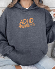 ADHD Acceptance Grunge Style Hoodie
