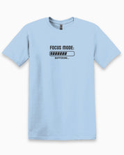 ADHD Focus Mode Buffering Tee-Light Blue-Neurodiversity, ADHD & Autism Awareness & Acceptance T-Shirt by Daily Bloom
