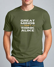 Great Minds Don't Think Alike Tee-Neurodiversity, ADHD & Autism Awareness & Acceptance T-Shirt by Daily Bloom