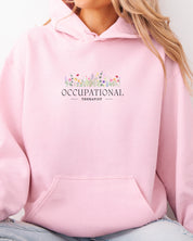 Occupational Therapist Floral Hoodie