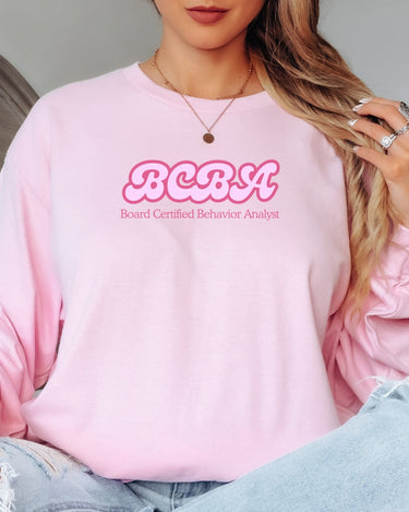 Autism Long - sleeve - BCBA Groovy Long Sleeve T-Shirt - Daily Bloom