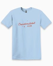 Overstimulated Club Tee-Light Blue-Neurodiversity, ADHD & Autism Awareness & Acceptance T-Shirt by Daily Bloom