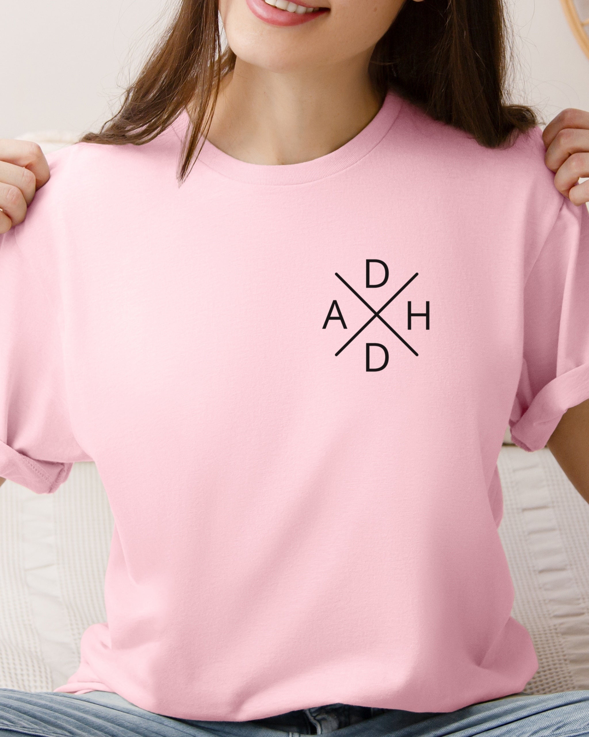 ADHD Cross Tee-Neurodiversity, ADHD & Autism Awareness & Acceptance T-Shirt by Daily Bloom
