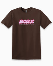 BCBA Groovy Tee-Dark Chocolate-Neurodiversity, ADHD & Autism Awareness & Acceptance T-Shirt by Daily Bloom