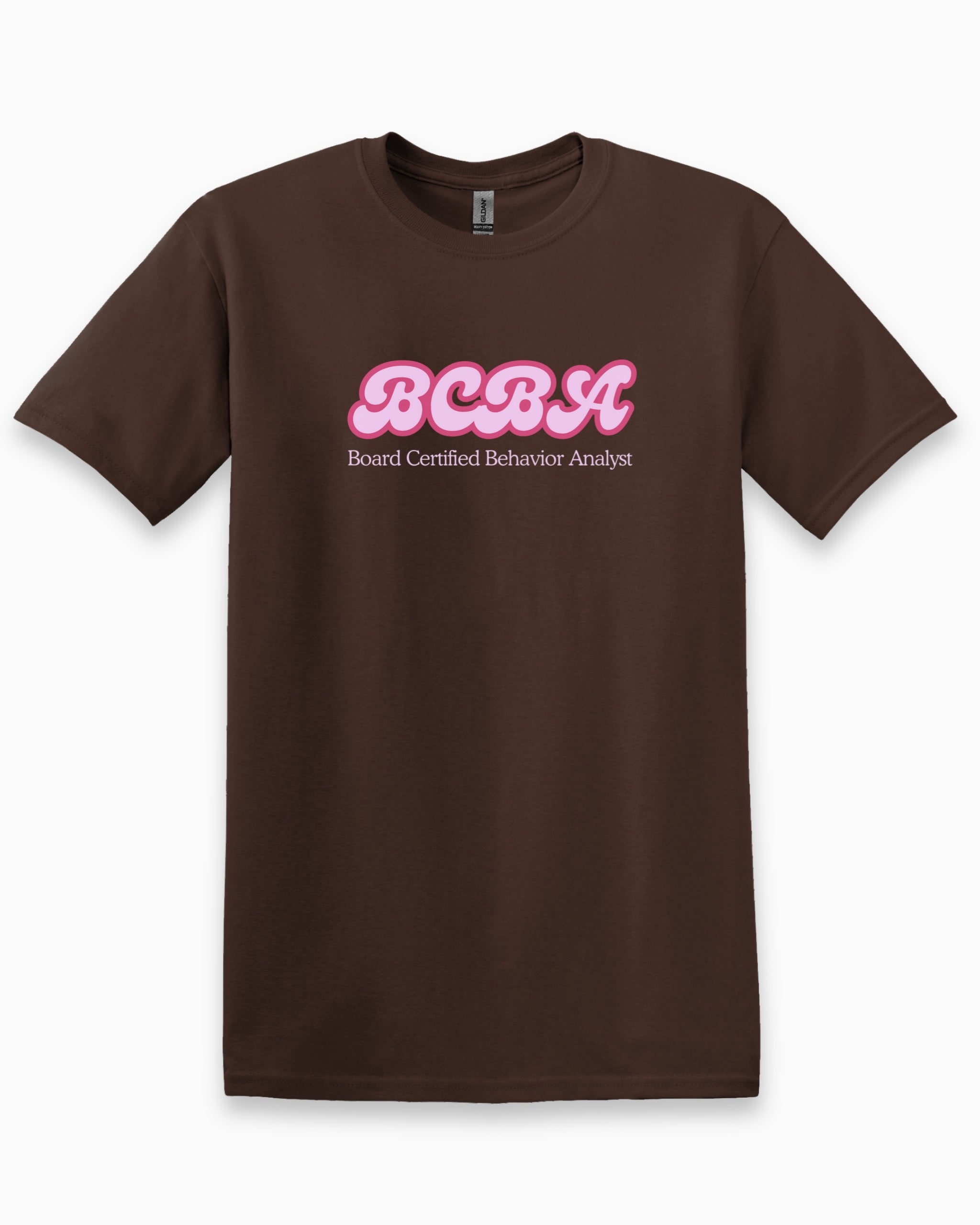 BCBA Groovy Tee-Dark Chocolate-Neurodiversity, ADHD & Autism Awareness & Acceptance T-Shirt by Daily Bloom