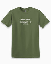 ADHD Focus Mode Buffering Tee-Military Green-Neurodiversity, ADHD & Autism Awareness & Acceptance T-Shirt by Daily Bloom