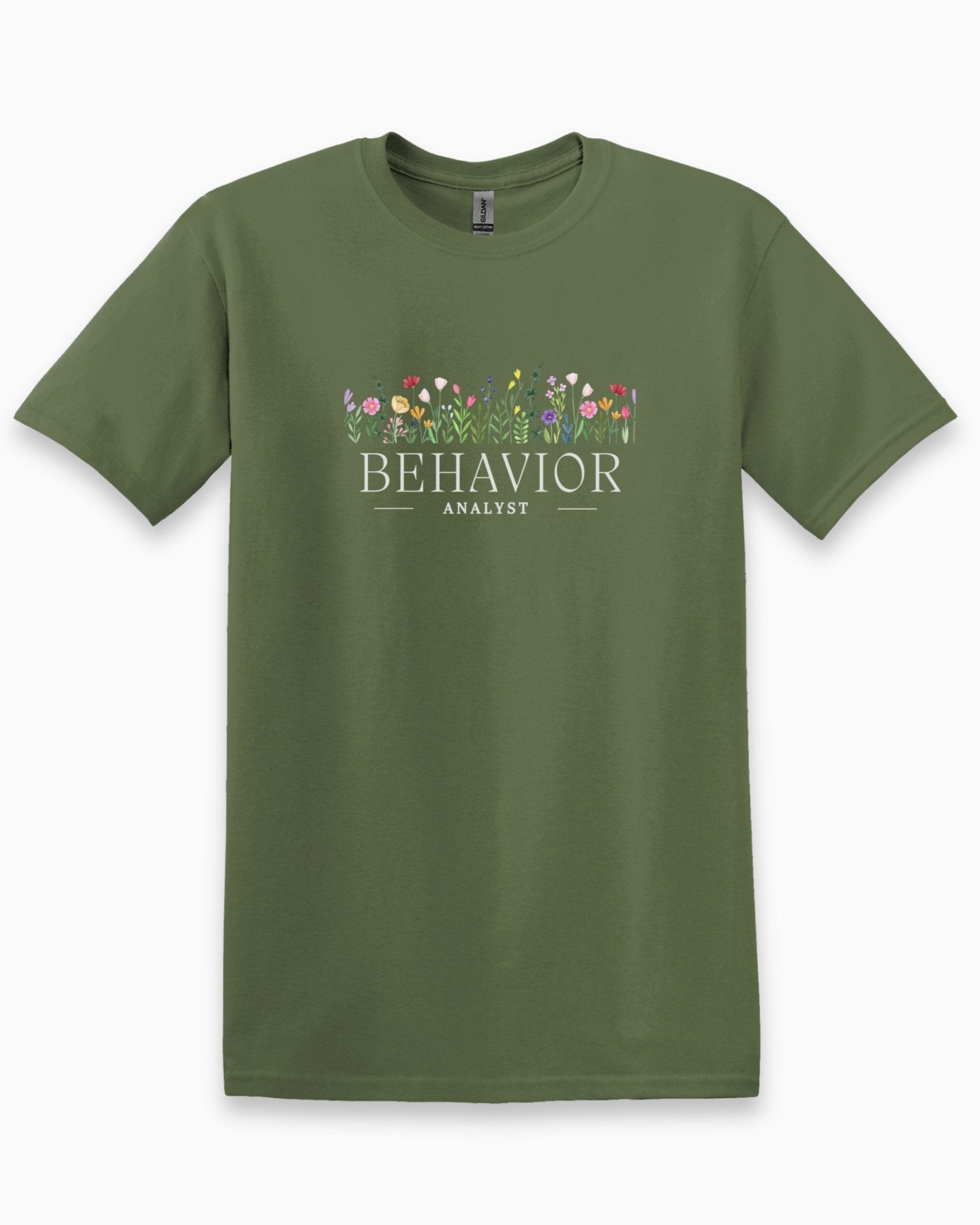 Autism T-Shirt - Behavior Analyst Floral Tee - Daily Bloom