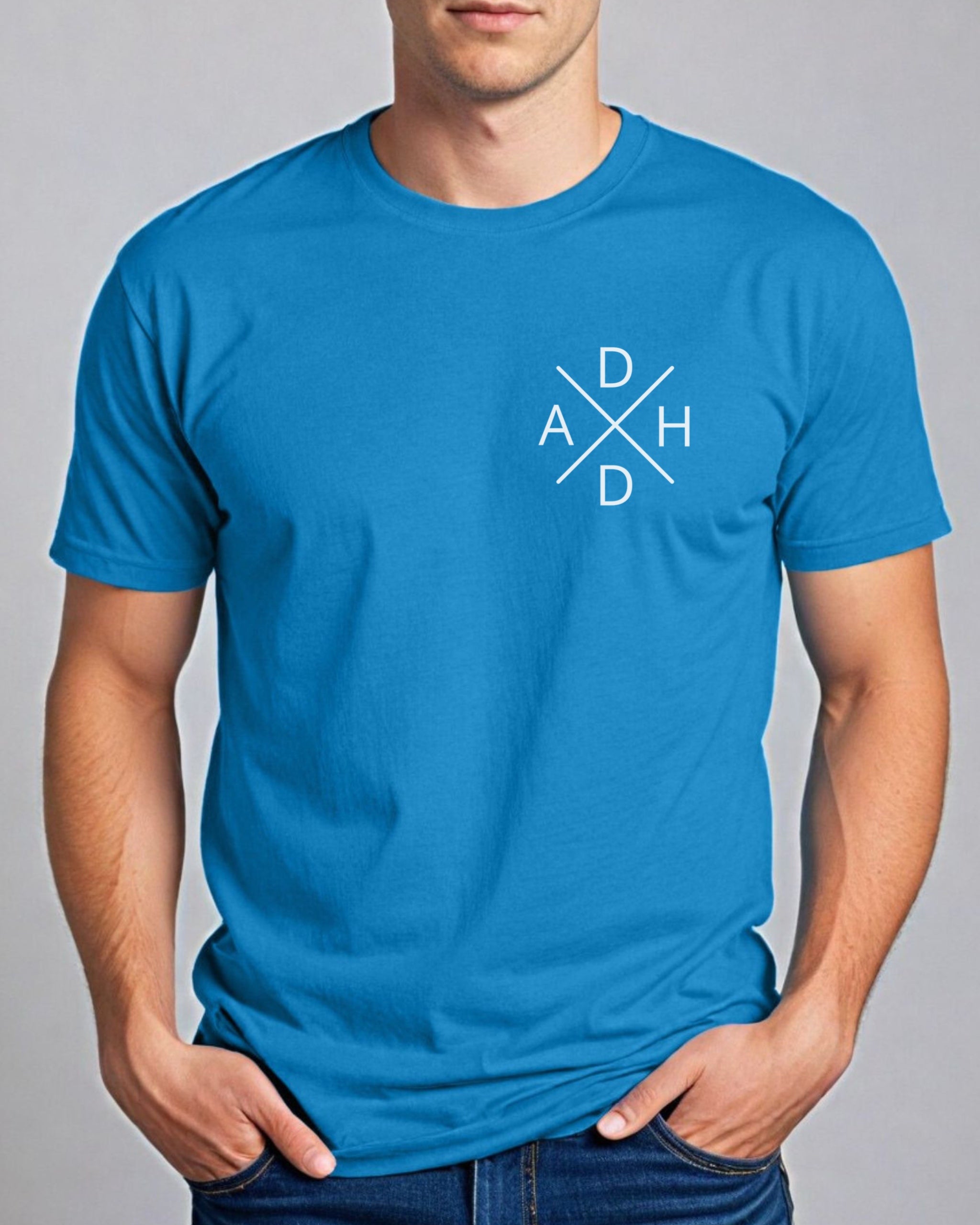ADHD Cross Tee-Neurodiversity, ADHD & Autism Awareness & Acceptance T-Shirt by Daily Bloom