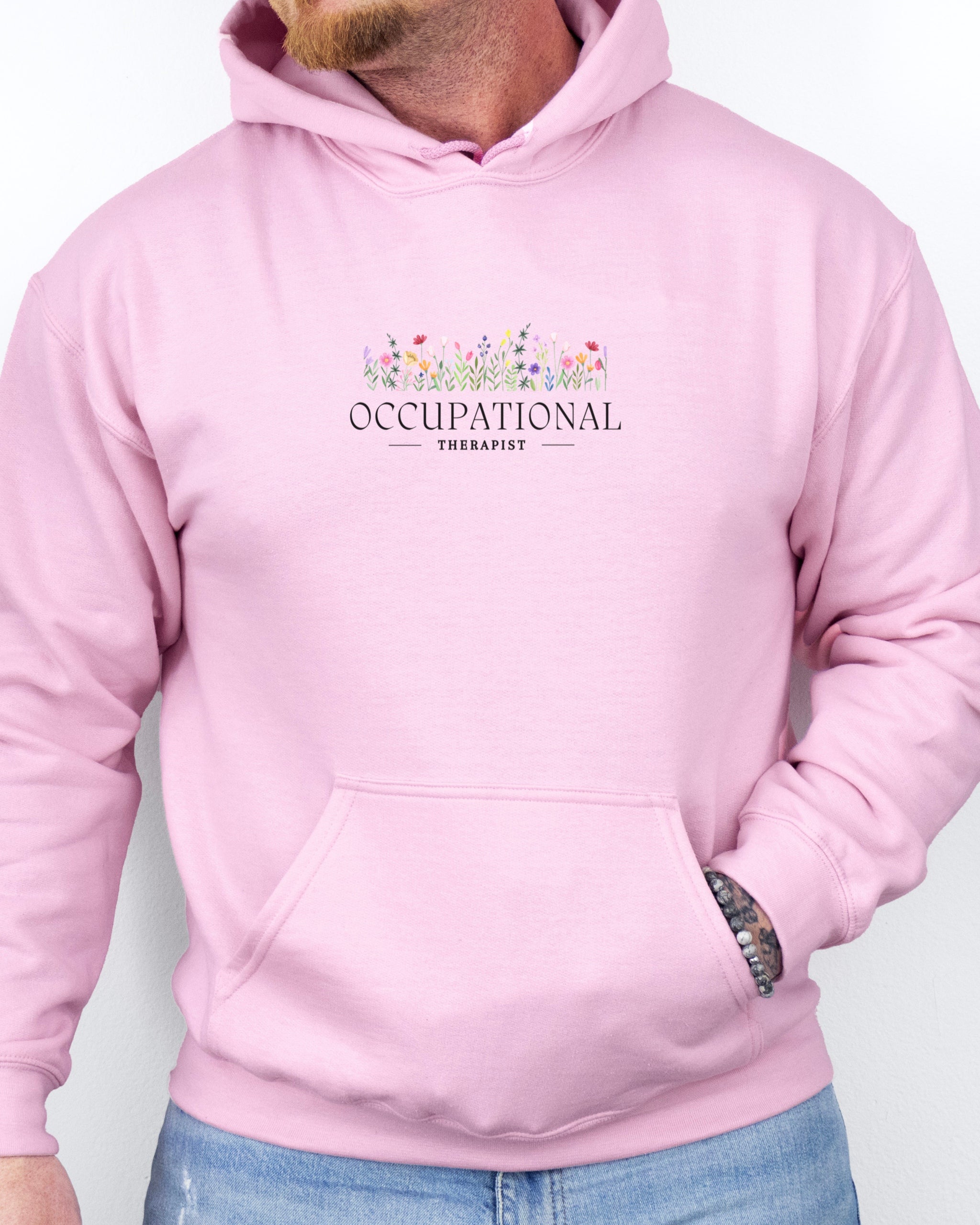 Occupational Therapist Floral Hoodie