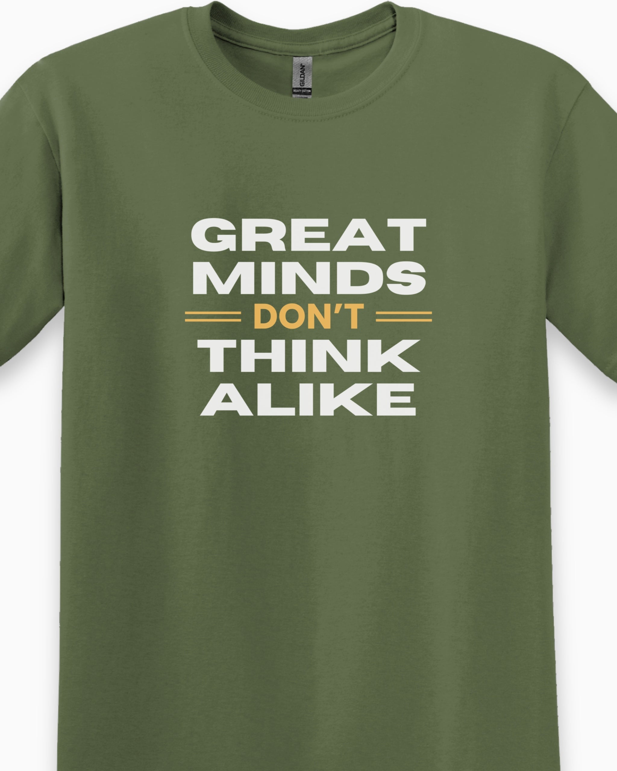 Great Minds Don't Think Alike Tee-Neurodiversity, ADHD & Autism Awareness & Acceptance T-Shirt by Daily Bloom