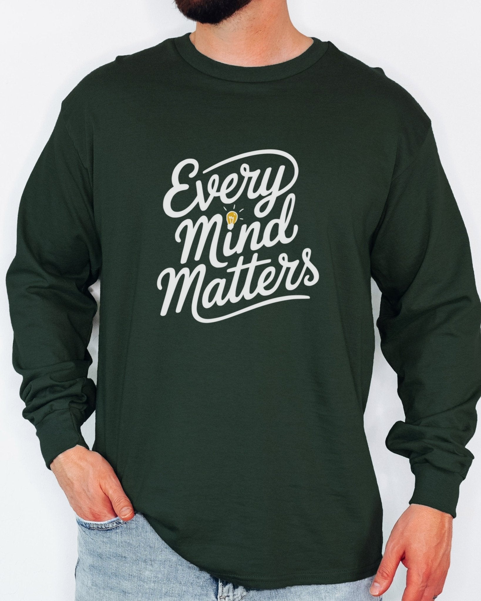 Autism Long - sleeve - Every Mind Matters Long Sleeve T-Shirt - Daily Bloom