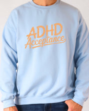 ADHD Acceptance Grunge Style Sweatshirt