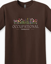Occupational Therapist Floral Tee-Neurodiversity, ADHD & Autism Awareness & Acceptance T-Shirt by Daily Bloom
