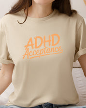 ADHD Acceptance Grunge Style Tee-Neurodiversity, ADHD & Autism Awareness & Acceptance T-Shirt by Daily Bloom