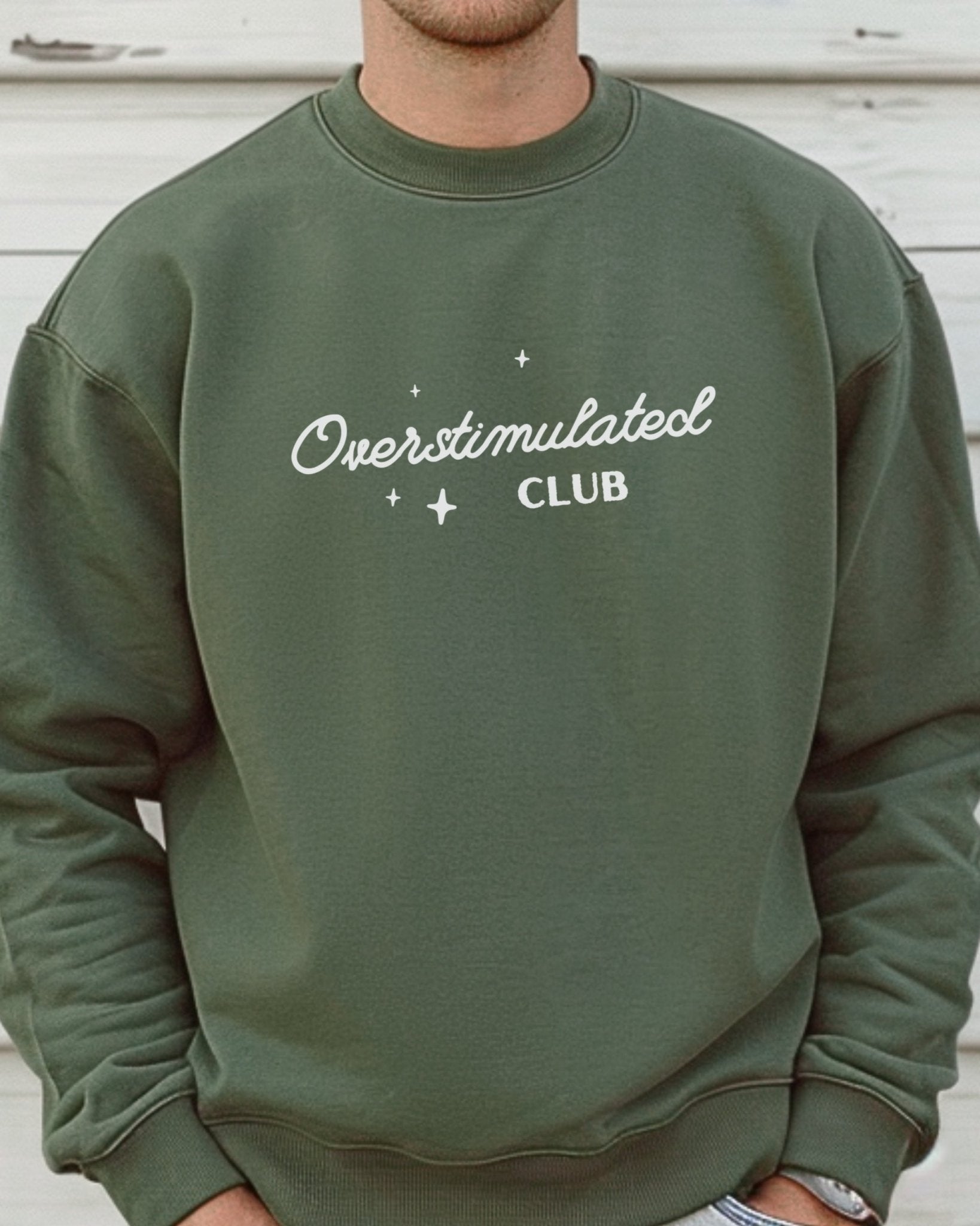 Autism Sweatshirt - Overstimulated Club Sweatshirt - Daily Bloom