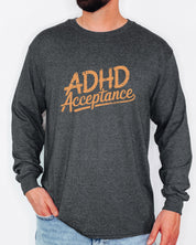 ADHD Acceptance Grunge Style Long Sleeve T-Shirt