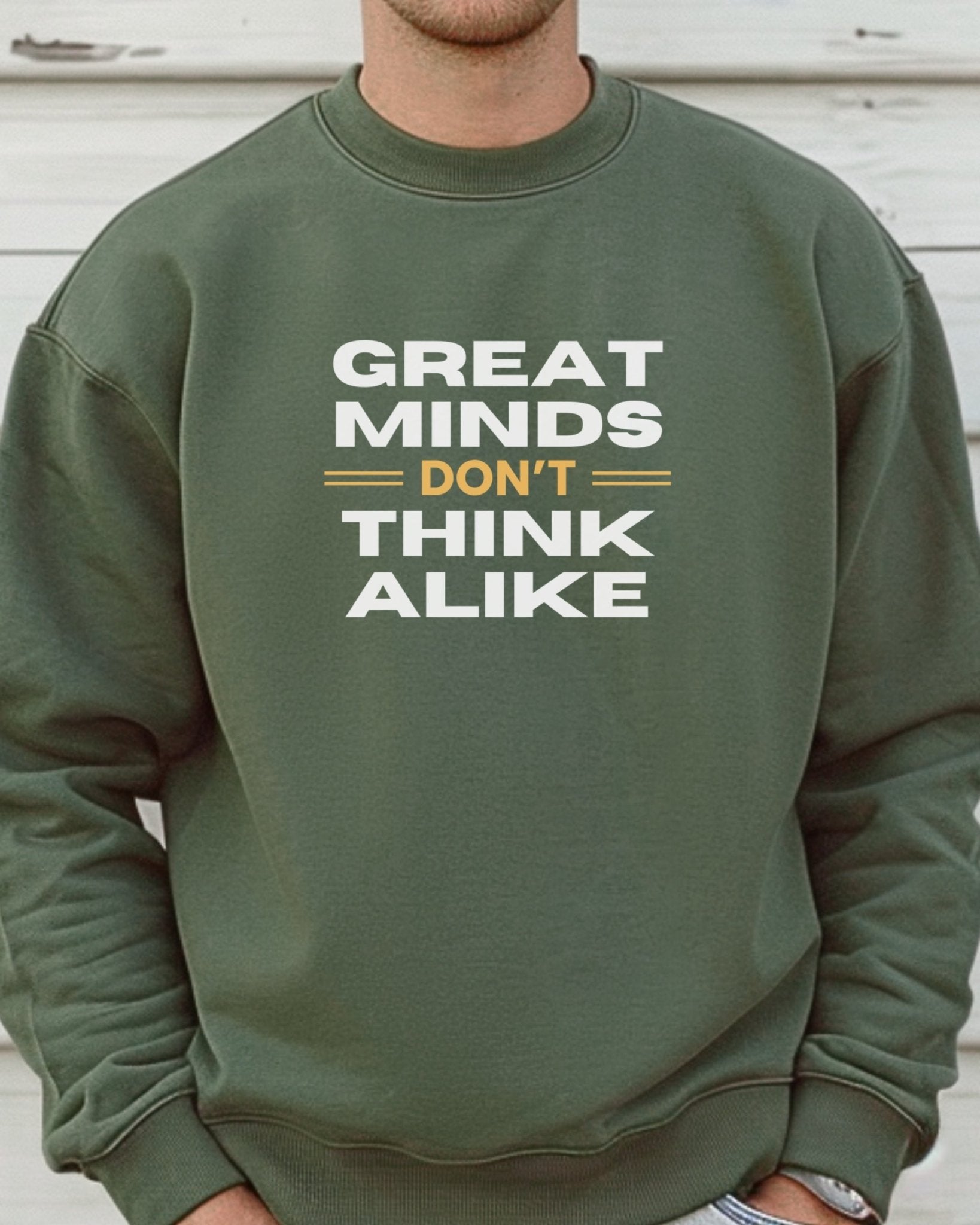 Autism Sweatshirt - Great Minds Don't Think Alike Sweatshirt - Daily Bloom
