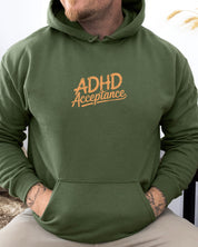 ADHD Acceptance Grunge Style Hoodie