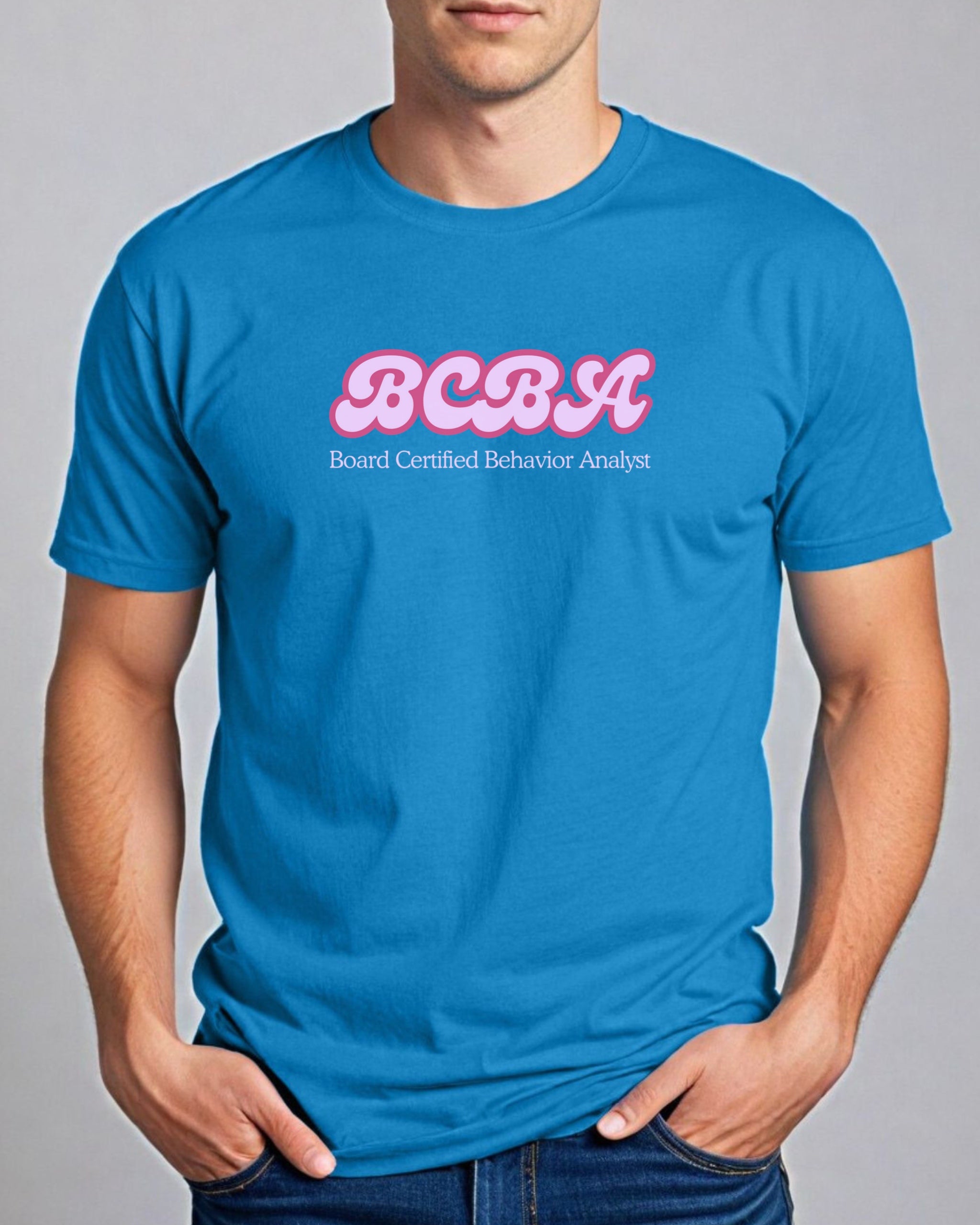 BCBA Groovy Tee-Neurodiversity, ADHD & Autism Awareness & Acceptance T-Shirt by Daily Bloom