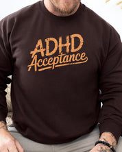 ADHD Acceptance Grunge Style Sweatshirt