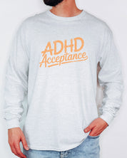 ADHD Acceptance Grunge Style Long Sleeve T-Shirt