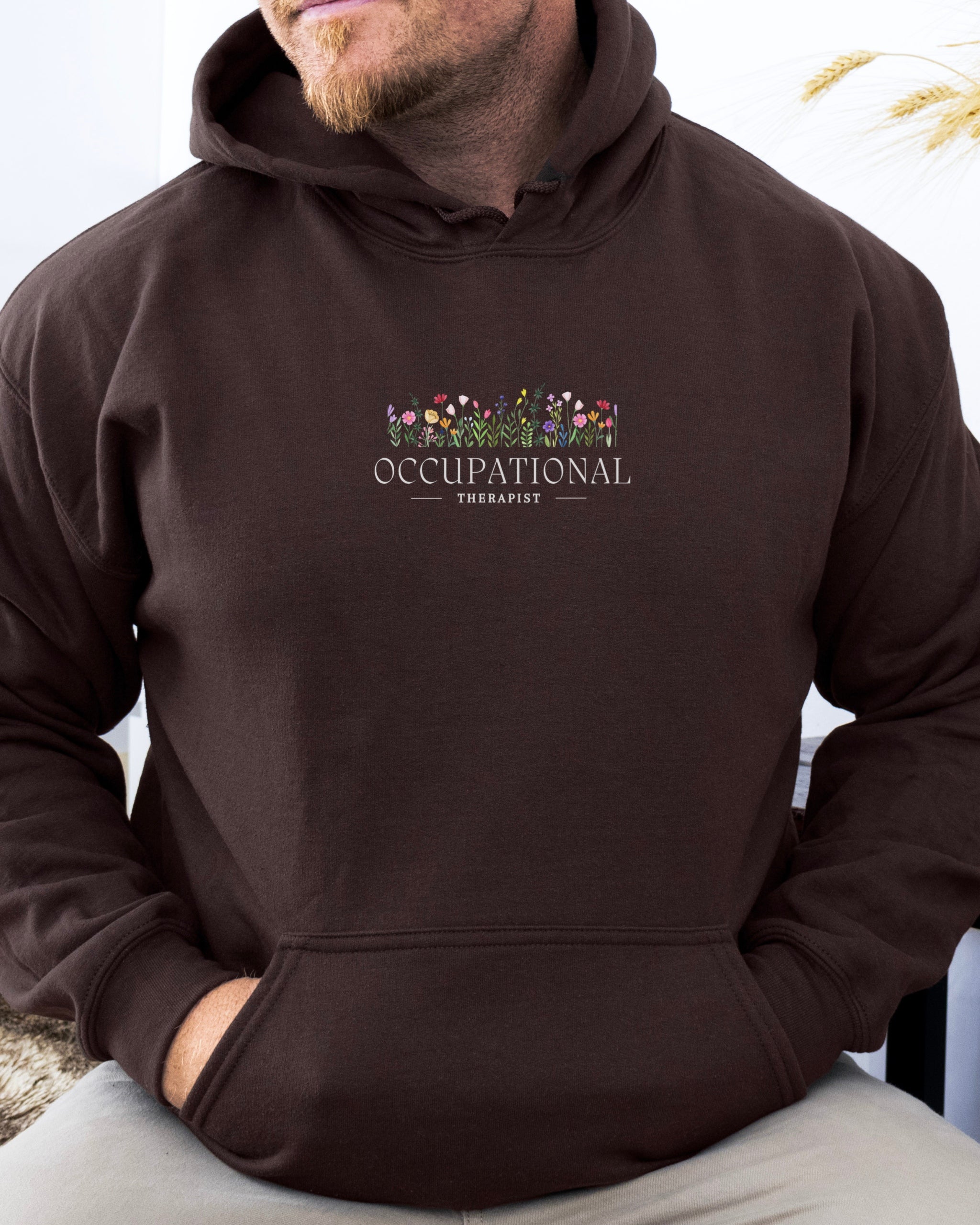 Occupational Therapist Floral Hoodie