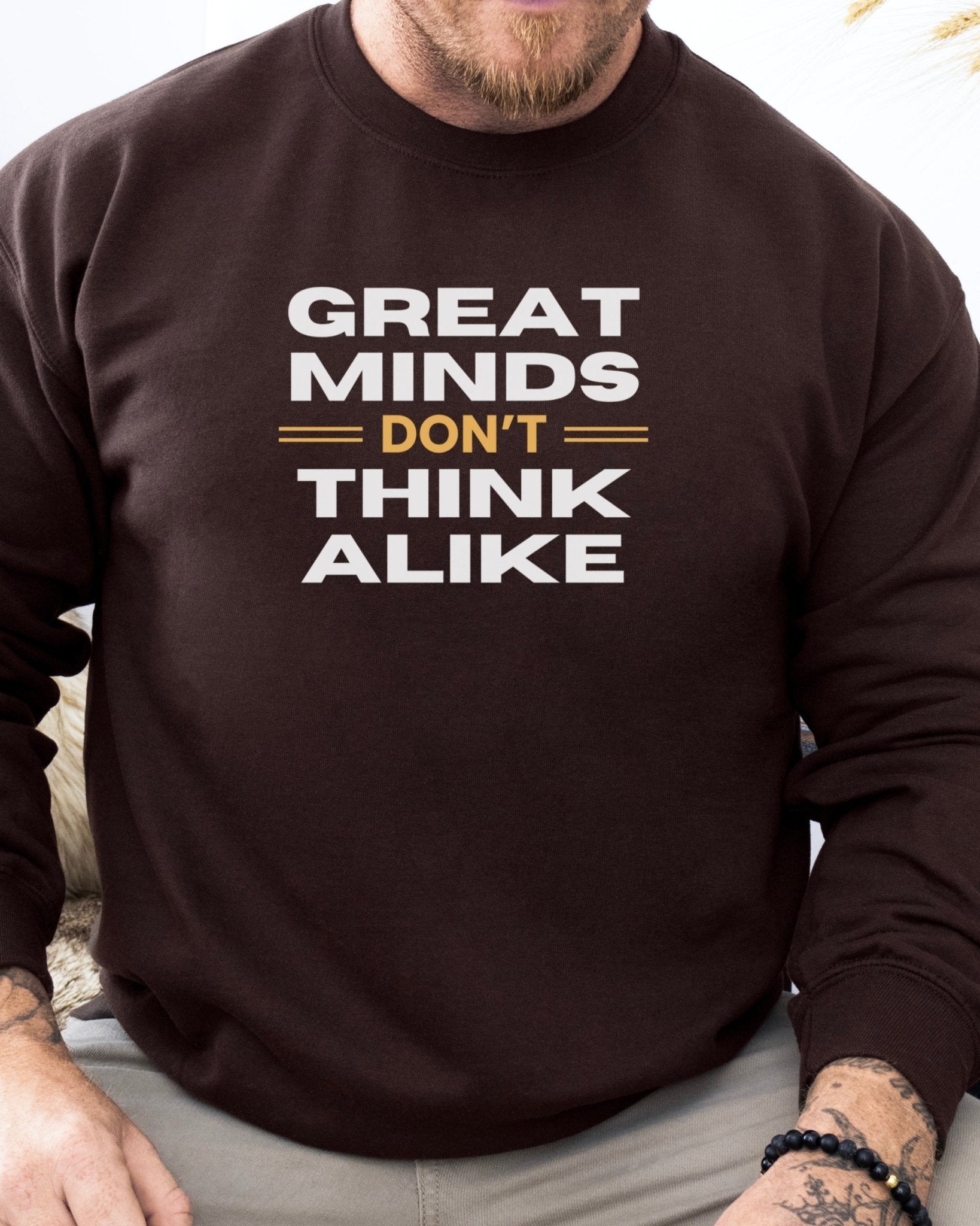 Autism Sweatshirt - Great Minds Don't Think Alike Sweatshirt - Daily Bloom