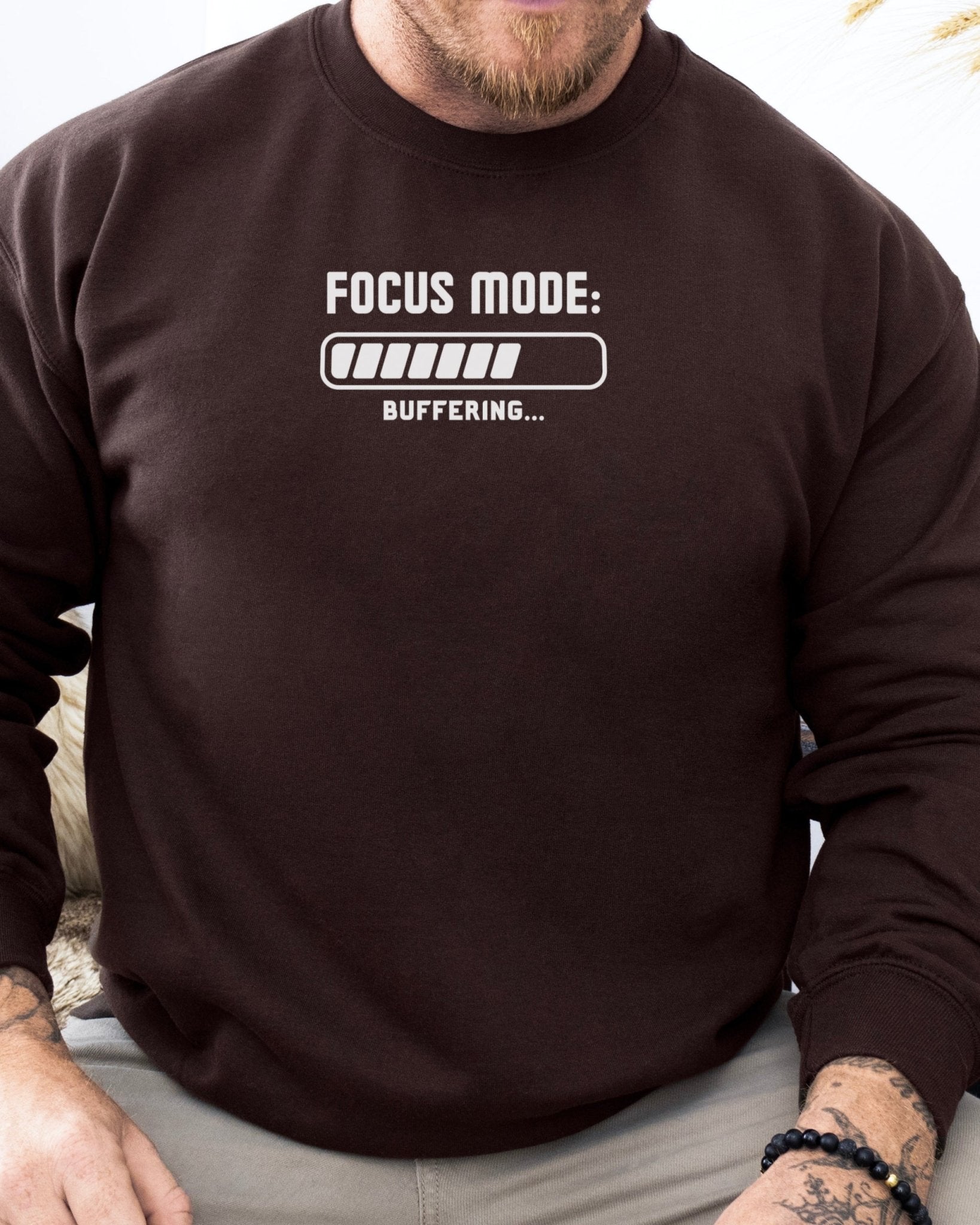 Autism Sweatshirt - ADHD Focus Mode Buffering Sweatshirt - Daily Bloom