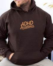 ADHD Acceptance Grunge Style Hoodie