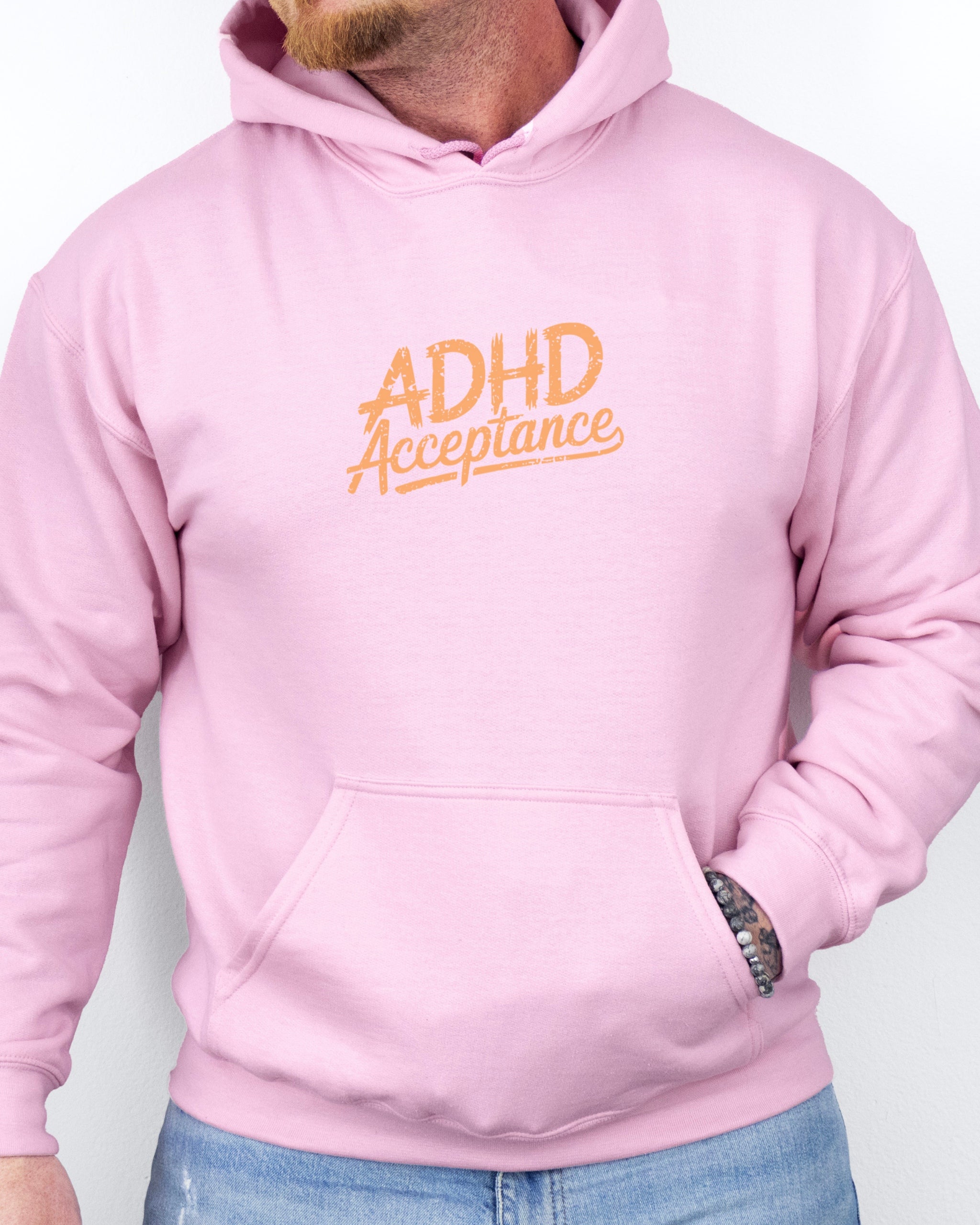 ADHD Acceptance Grunge Style Hoodie