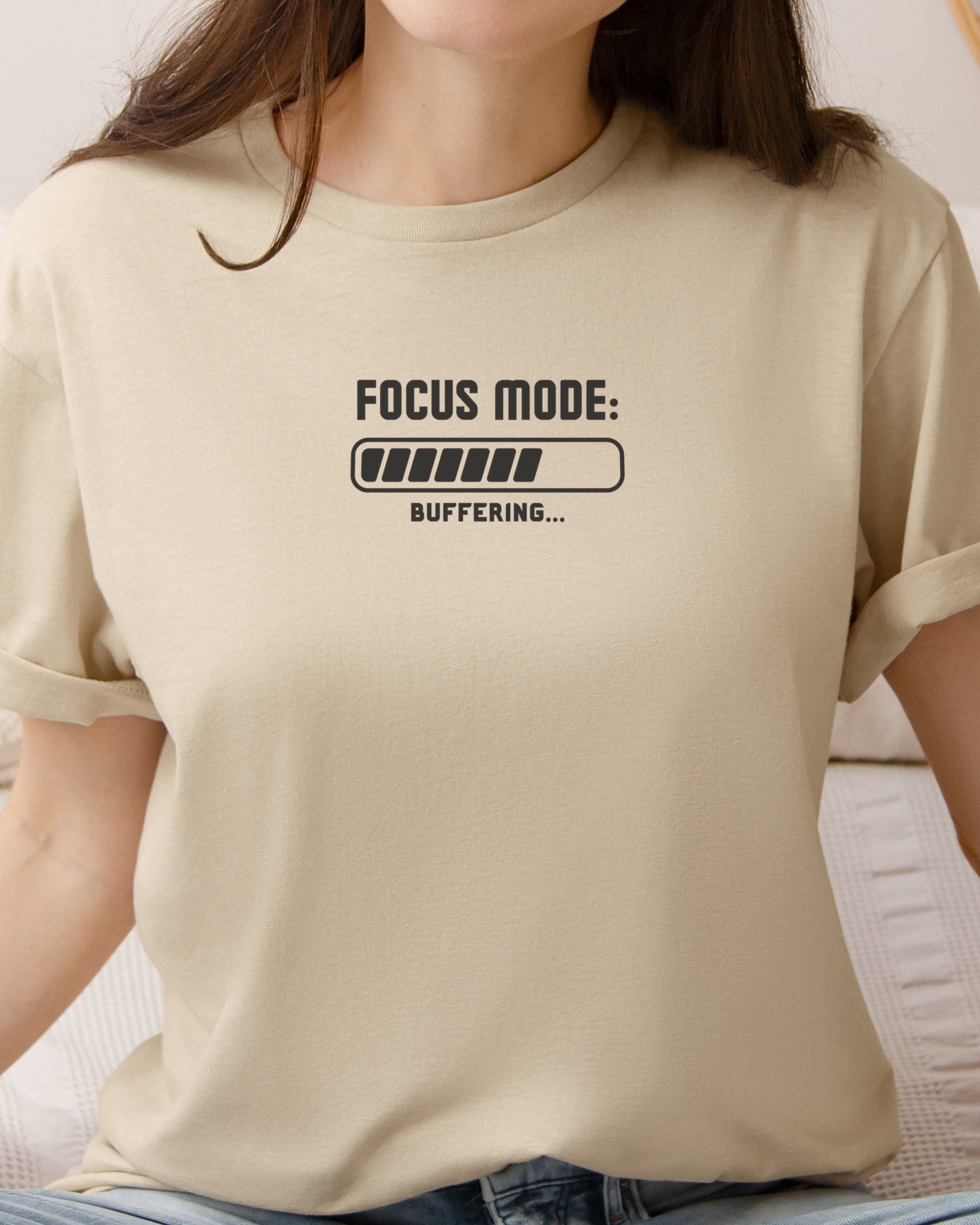 ADHD Focus Mode Buffering Tee-Neurodiversity, ADHD & Autism Awareness & Acceptance T-Shirt by Daily Bloom