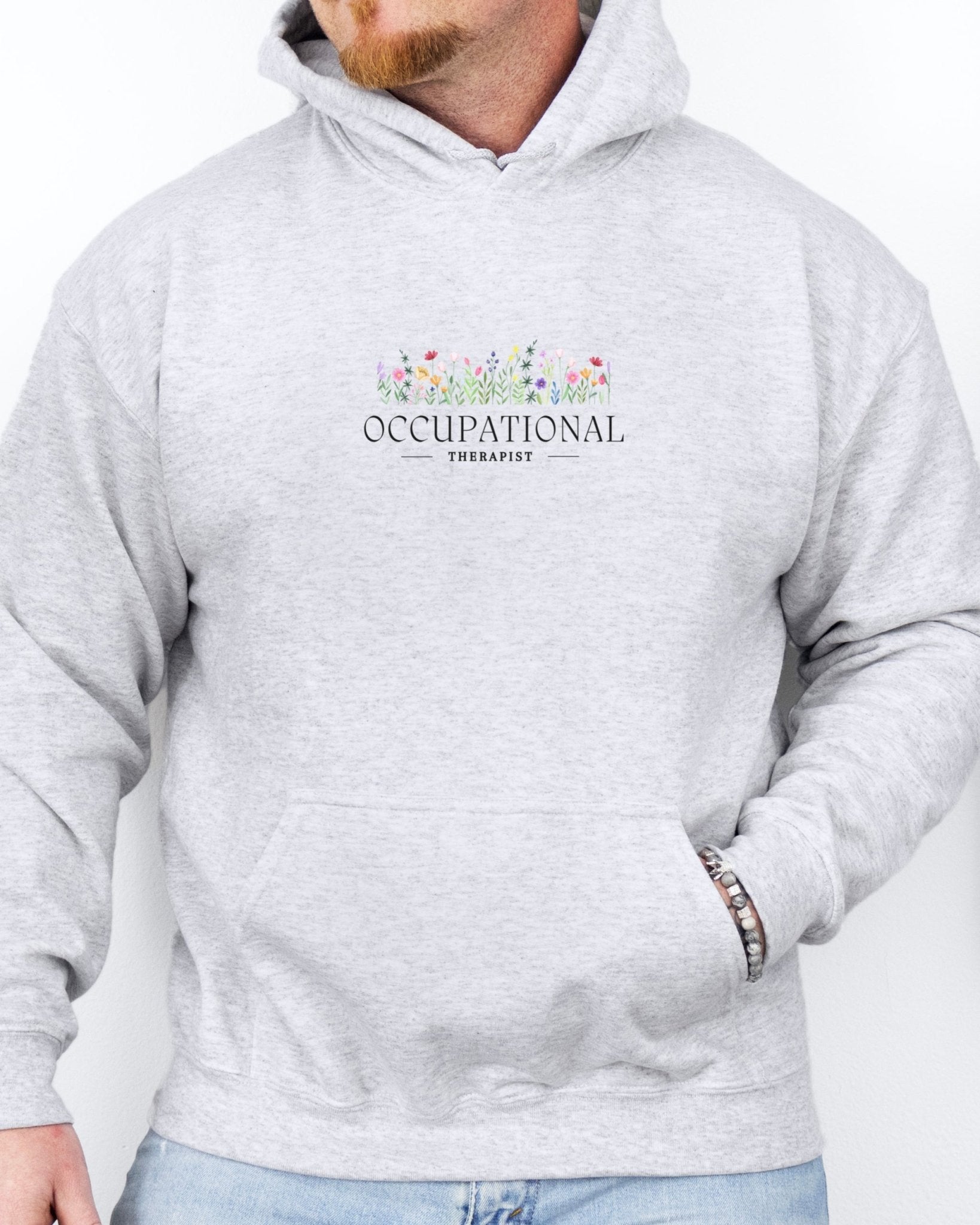 Autism Hoodie - Occupational Therapist Floral Hoodie - Daily Bloom