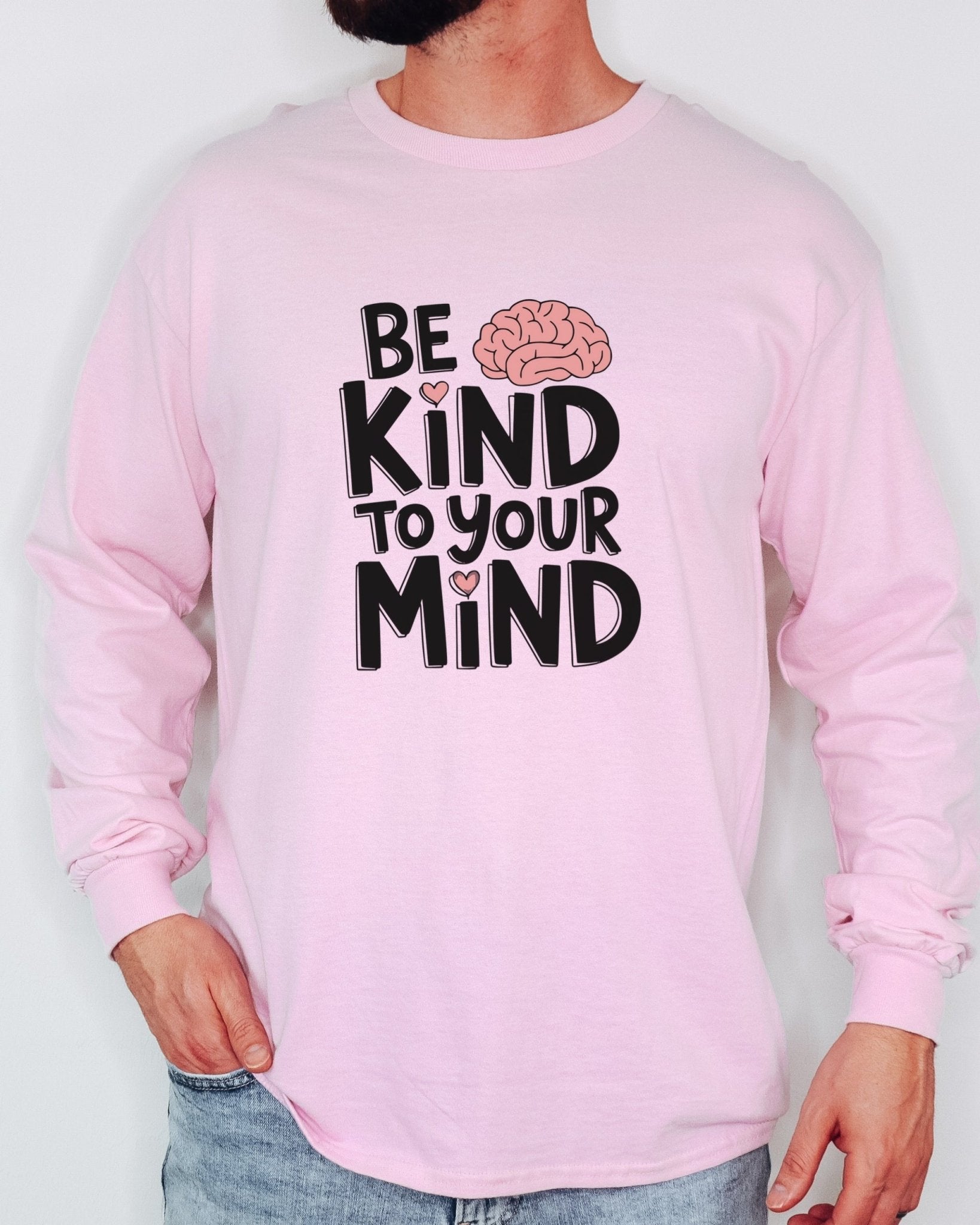 Autism Long - sleeve - Be Kind to Your Mind Long Sleeve T-Shirt - Daily Bloom