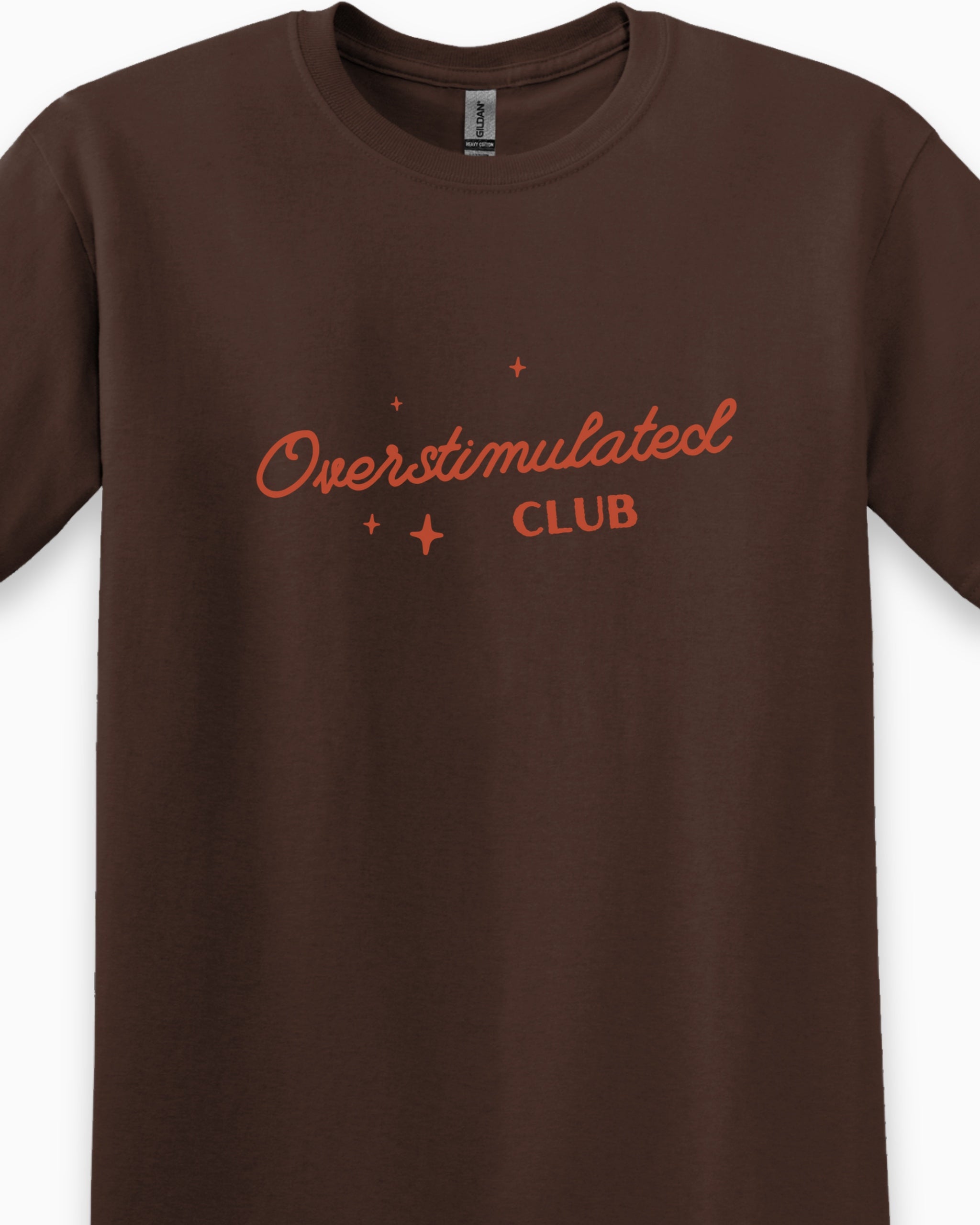 Overstimulated Club Tee-Neurodiversity, ADHD & Autism Awareness & Acceptance T-Shirt by Daily Bloom