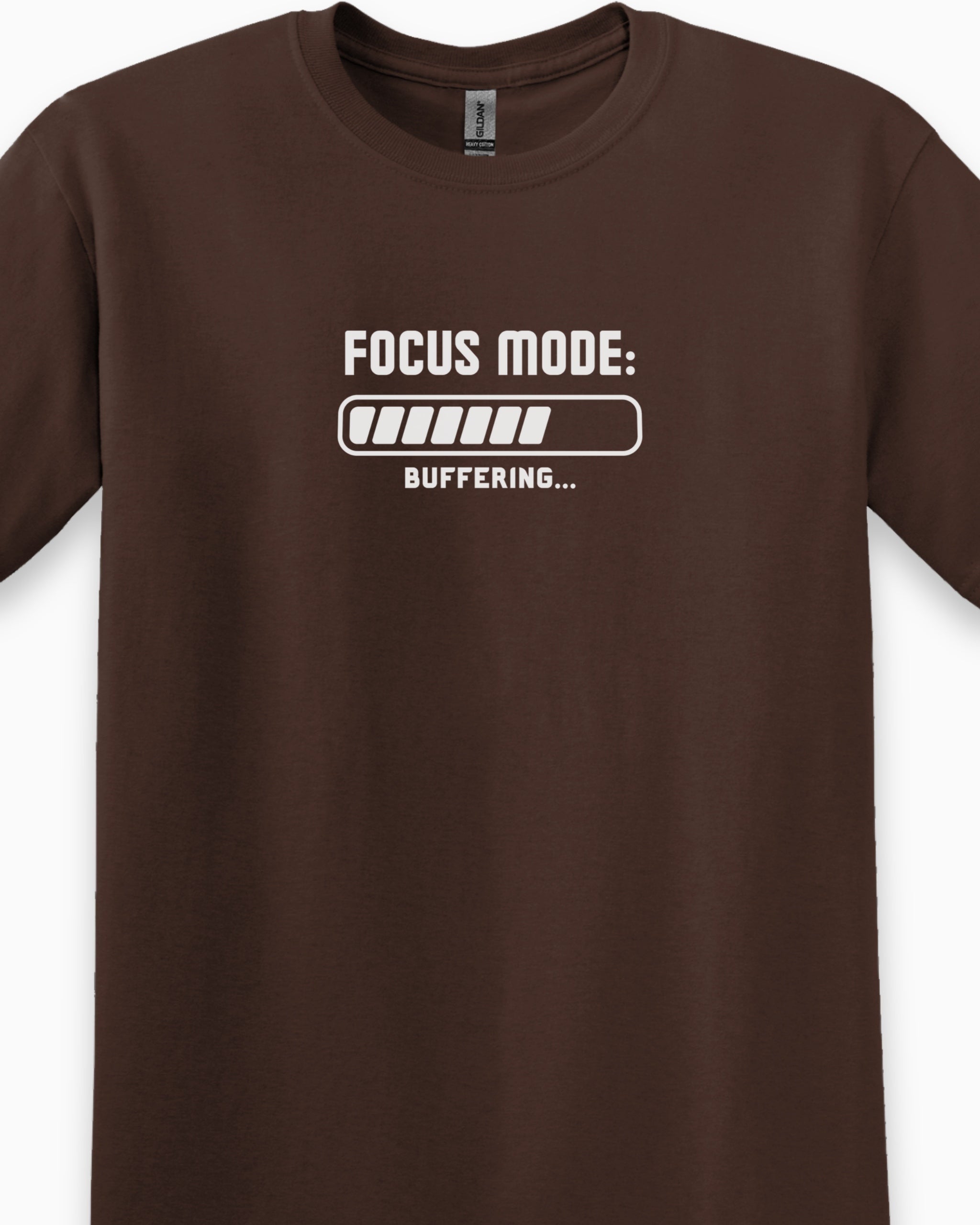 ADHD Focus Mode Buffering Tee-Neurodiversity, ADHD & Autism Awareness & Acceptance T-Shirt by Daily Bloom