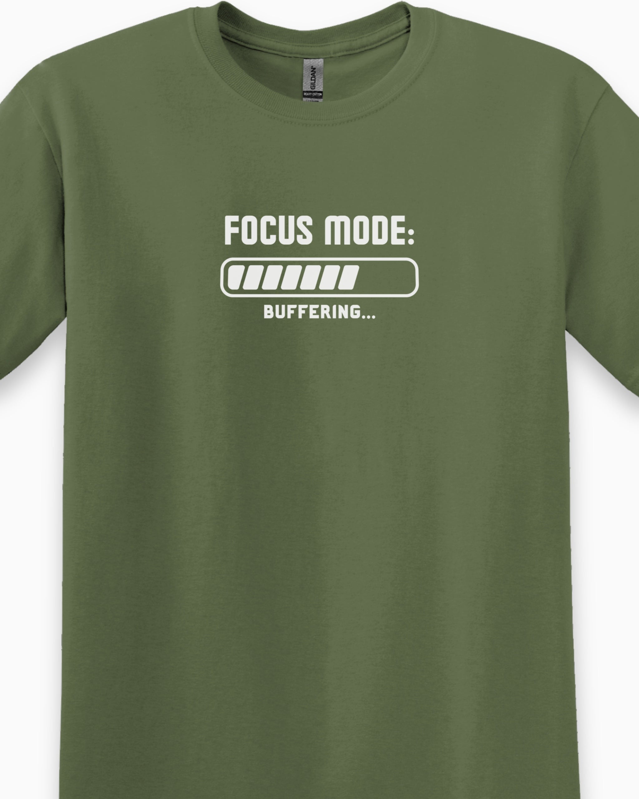 ADHD Focus Mode Buffering Tee-Neurodiversity, ADHD & Autism Awareness & Acceptance T-Shirt by Daily Bloom