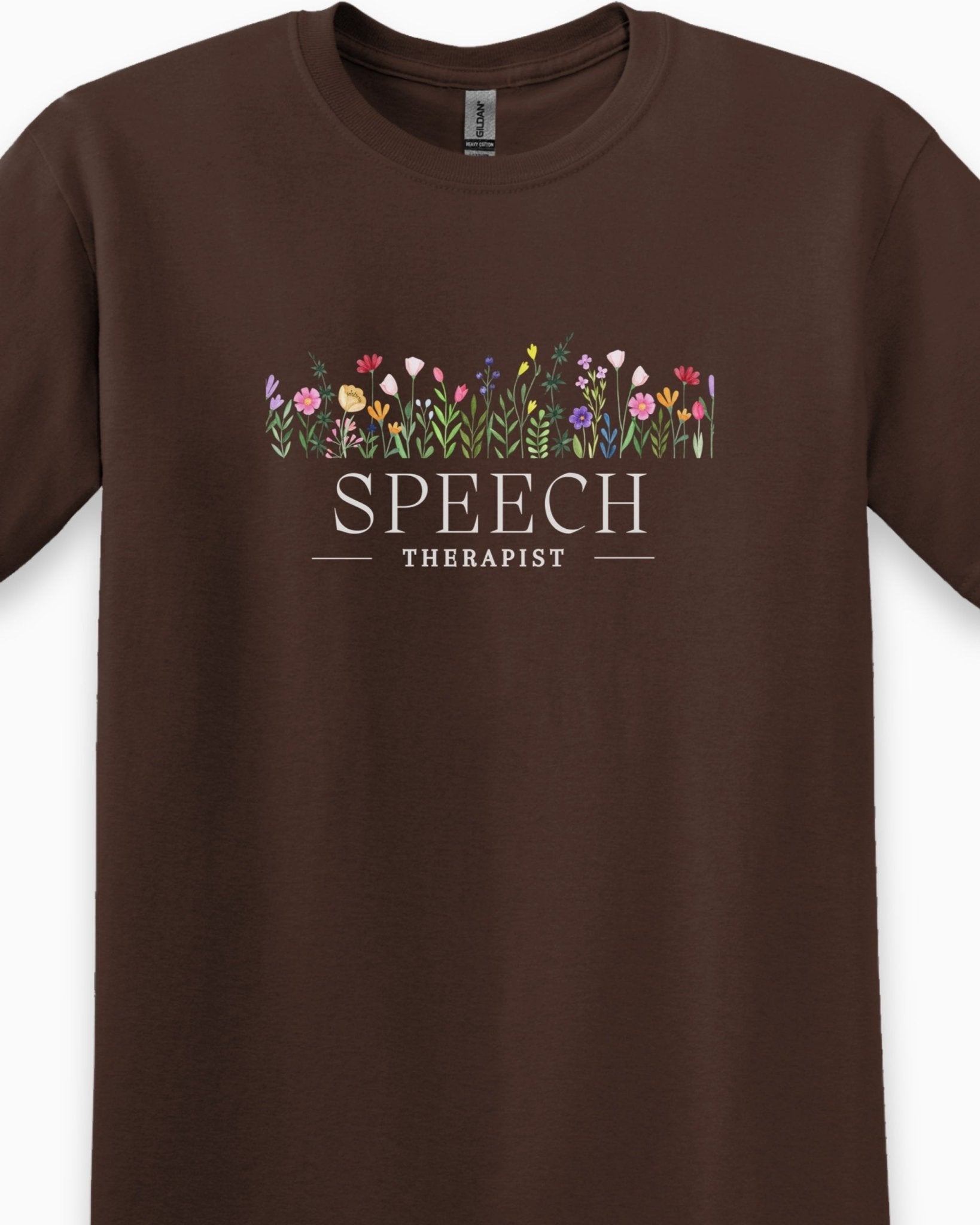 Autism T-Shirt - Speech Therapist Floral Tee - Daily Bloom
