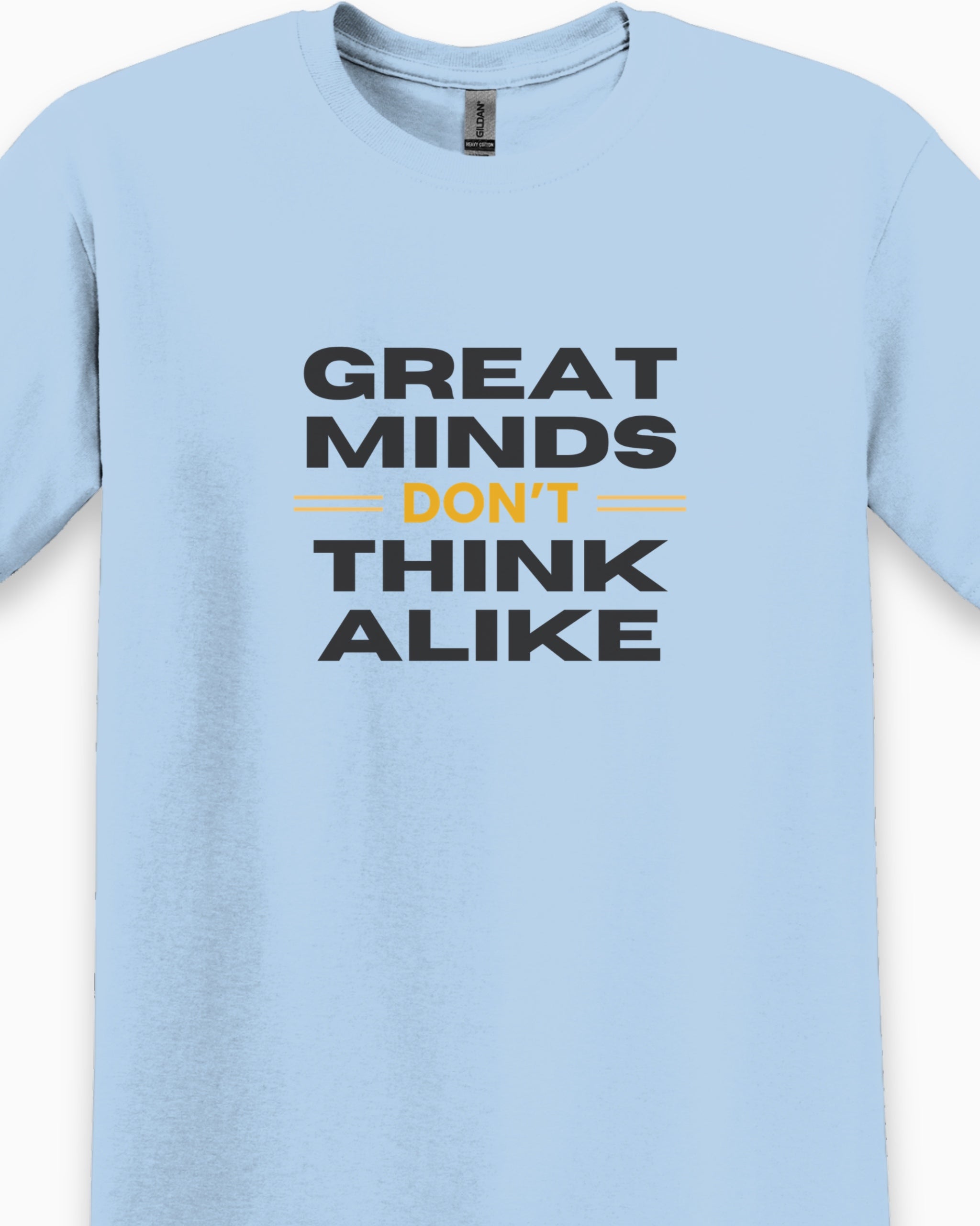 Great Minds Don't Think Alike Tee-Neurodiversity, ADHD & Autism Awareness & Acceptance T-Shirt by Daily Bloom