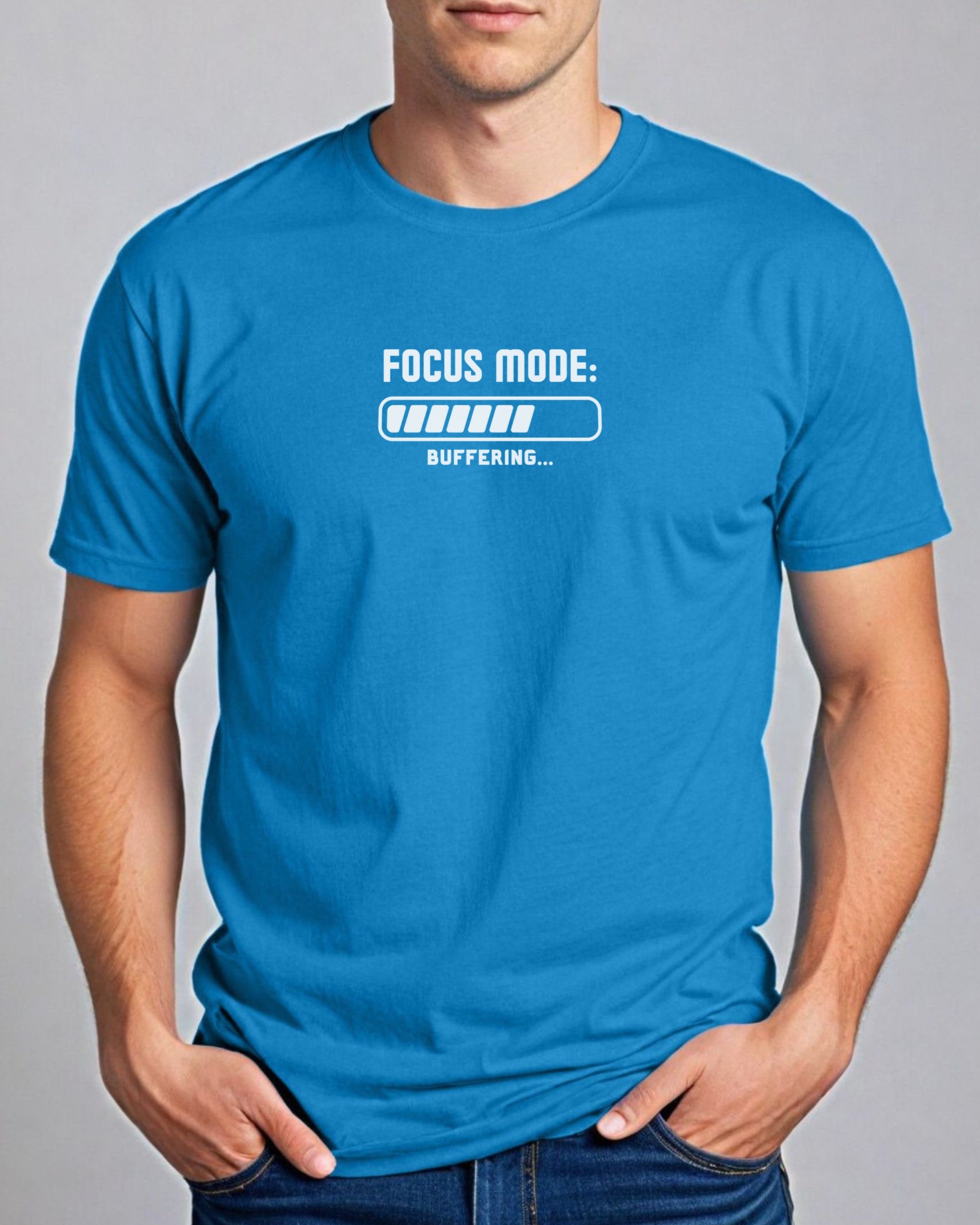 ADHD Focus Mode Buffering Tee-Neurodiversity, ADHD & Autism Awareness & Acceptance T-Shirt by Daily Bloom