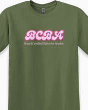 BCBA Groovy Tee-Neurodiversity, ADHD & Autism Awareness & Acceptance T-Shirt by Daily Bloom