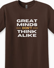 Great Minds Don't Think Alike Tee-Neurodiversity, ADHD & Autism Awareness & Acceptance T-Shirt by Daily Bloom